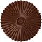 Ekena Millwork Shakuras Ceiling Medallion (For Canopies up to 5 3/4"), Hand-Painted Copper Penny, 33 7/8"OD x 2"P CM34SHCPS - alternate 1